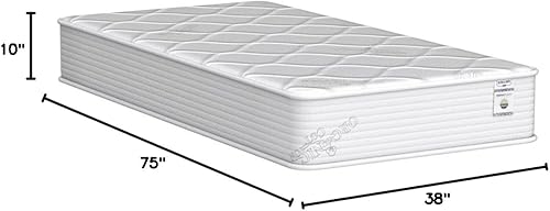 Miniatura 2 de Oliver & Smith - Colchón híbrido de espuma viscoelástica fresca de 10 pulgadas y resortes con funda transpirable, cómoda almohada europea de felpa,