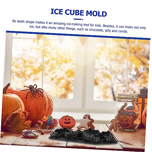 Molde para cubitos de hielo dientes de vampiro Halloween miniatura 4
