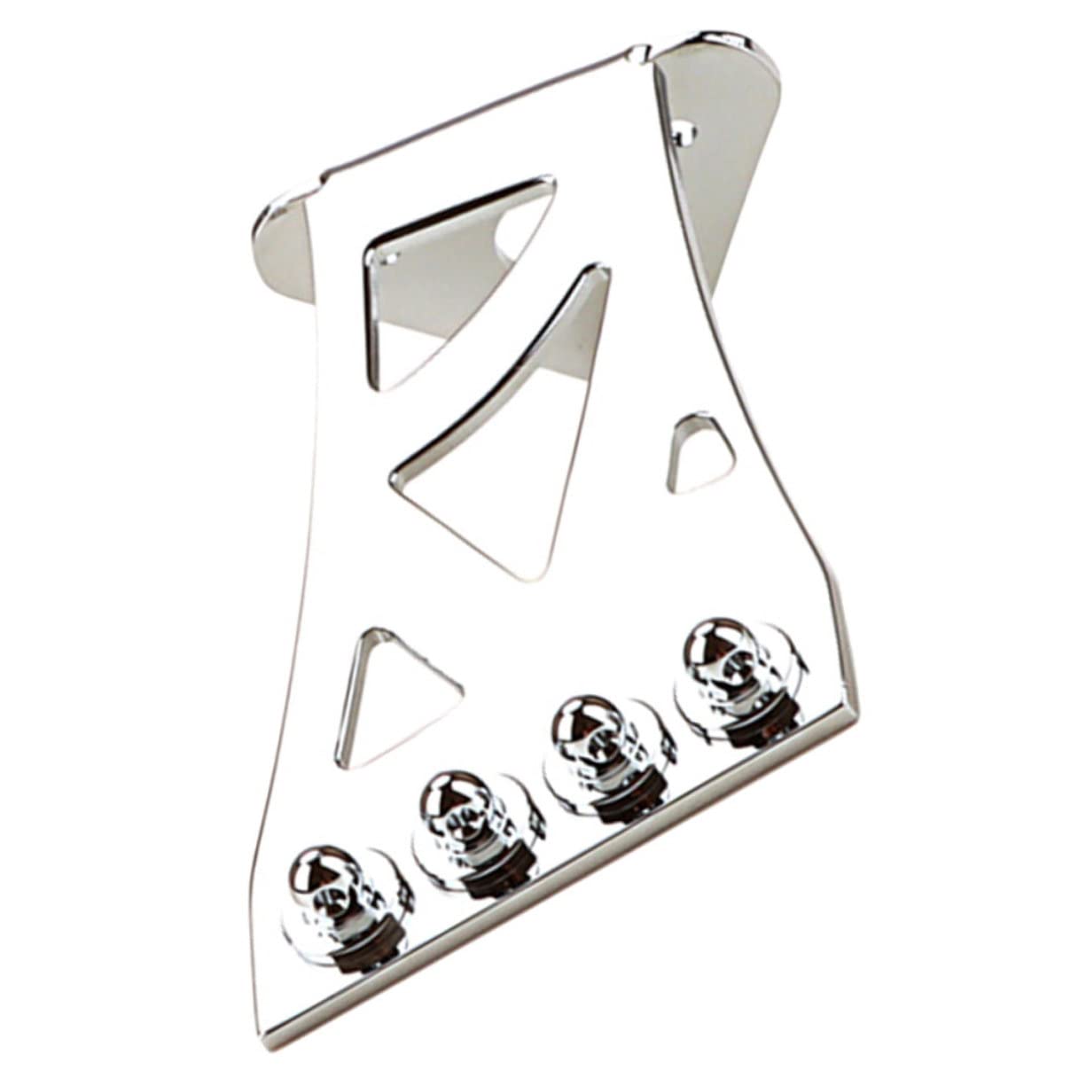 Abaodam 3stücke Metal Banjo Tailpiece Mit Chromfarbenem Design Saitiger Banjo Saitenhalter Für Verbesserten Und Zubehör