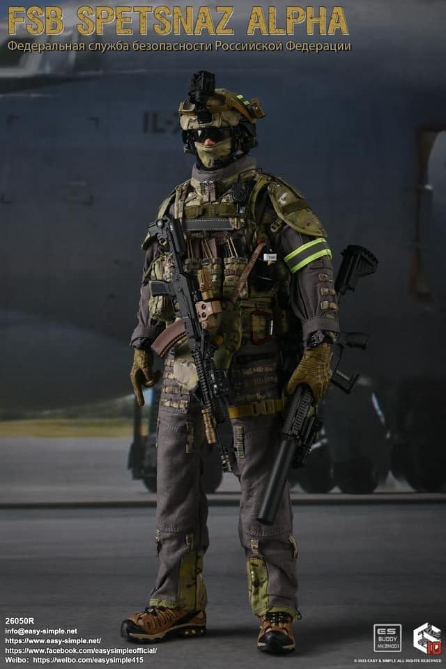 Amazon | 未開封Easy&Simple 26050R ロシア FSB Spetsnaz ALPHA 10周年