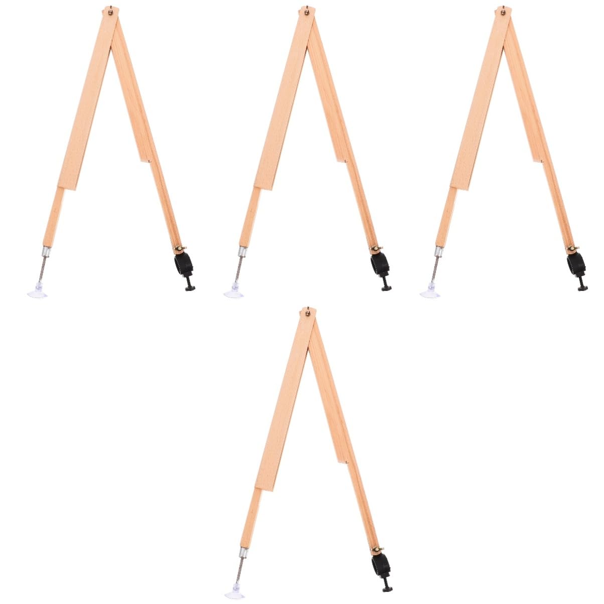 Gadpiparty Lot De 4 Compas De Dessin En Bois Pour Étudiants Grand Rapporteur Compas De Charpentier Mathématique Pour Le Travail Du Bois Compas De Mathématiques Compas De Travail Du Bois