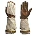 Digz Womens Rose Picker Long Gardening Gloves With Cuff Yardwork Protection