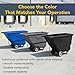 Industrial Dump Cart 1 Cubic Yard 1250 lb., Rolling Waste Bin, Construction Garbage Wagon, Commercial Tilt Truck Transportation, Trash Recycling Trolley - Black