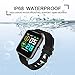 Zagzog Smart Watch Square Multifunction for Men Women, Compatible for Android iOS Phones, IP68 Waterproof, Step Counter, All-Day Activity Tracking, 1.54