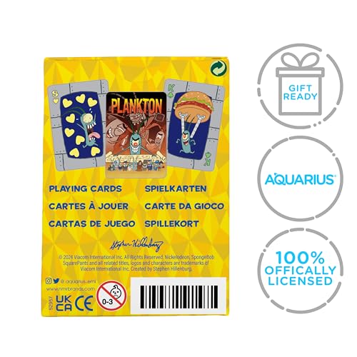 Naipes de Póker Spongebob Squarepants Plankton Deck Estándar miniatura 3