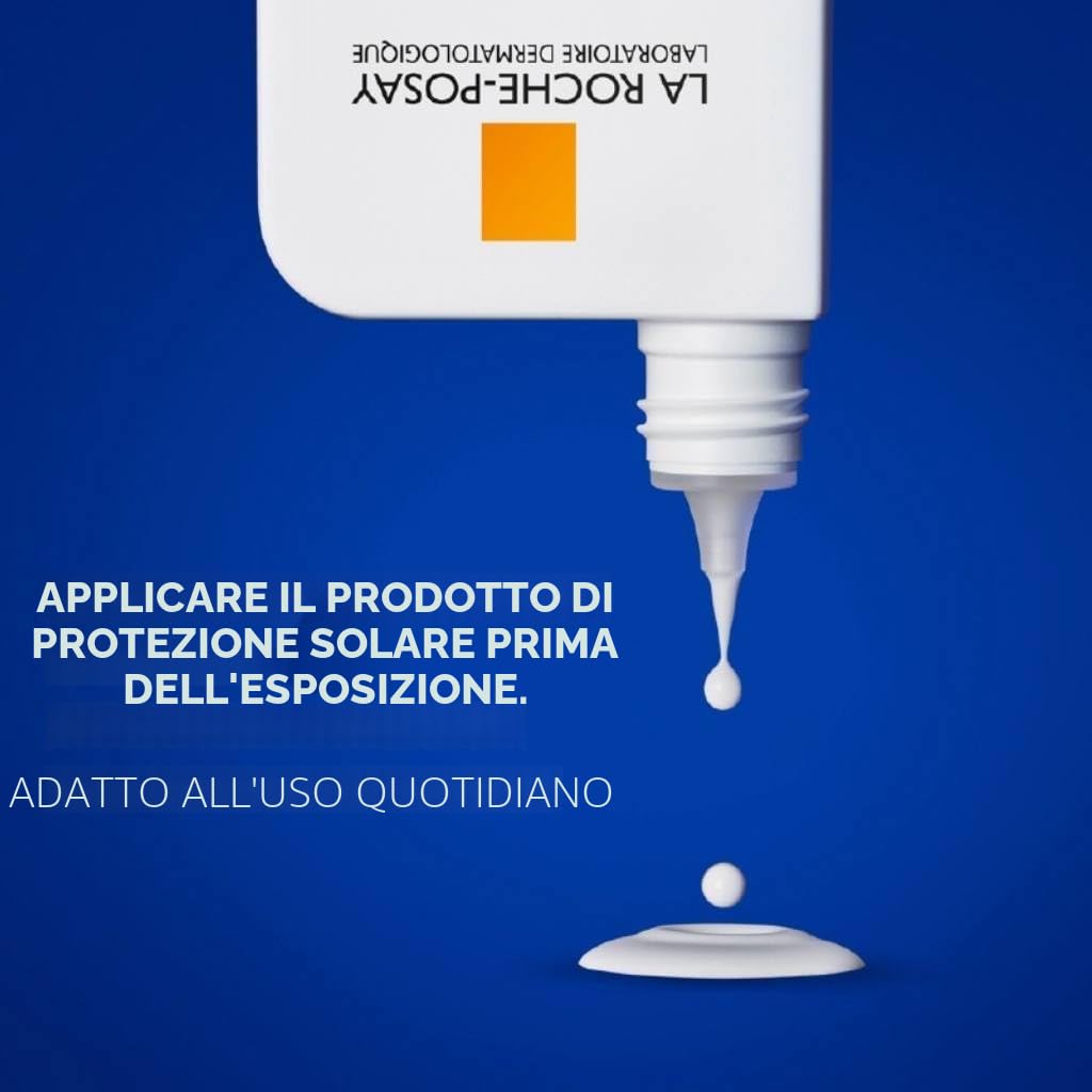 La Roche-Posay Anthelios UVMune 400, Fluido Anti-Macchie Pigmentarie SPF50+, Per Tutti i Tipi di Pelle, Protezione dai Raggi UV Dannosi, Arricchito con Melasyl e filtro UV Mexoryl, 50ml