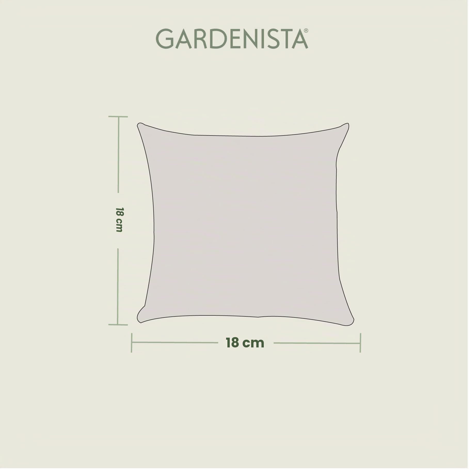 Gardenista Petits Coussins d'Extérieur Résistants à l'Eau | Mini Accessoires de Couleurs Mélangées pour Le Jardin, Le Salon, Le Canapé | Rembourrage en Fibres Creuses (12)