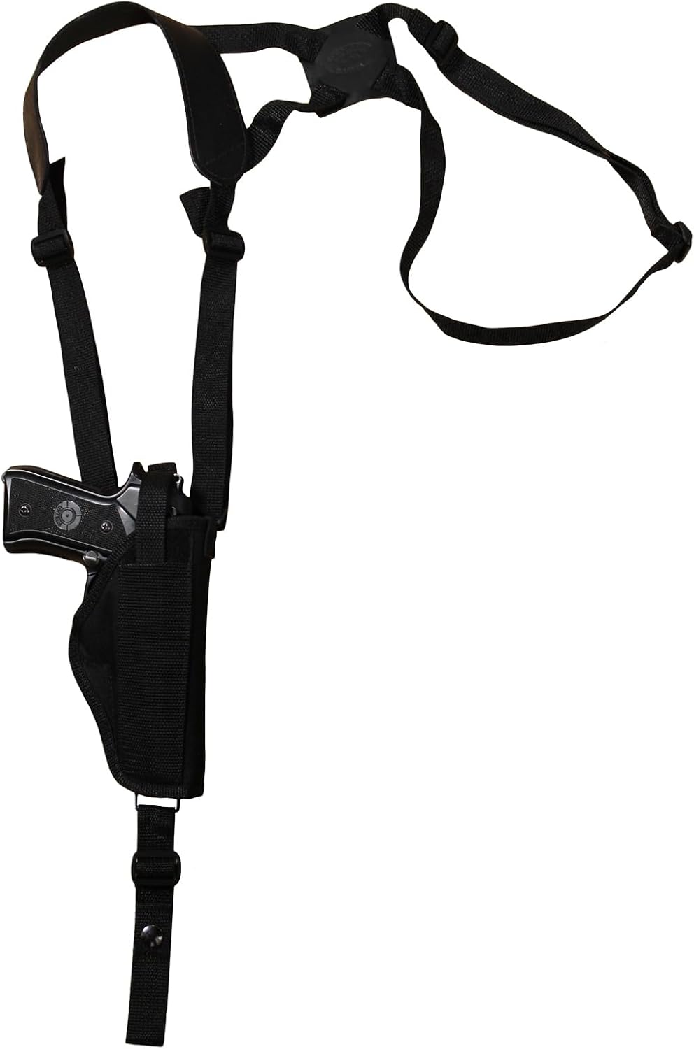 Barsony New Vertical Shoulder Holster for Full Size 9mm 40 45 Pistols