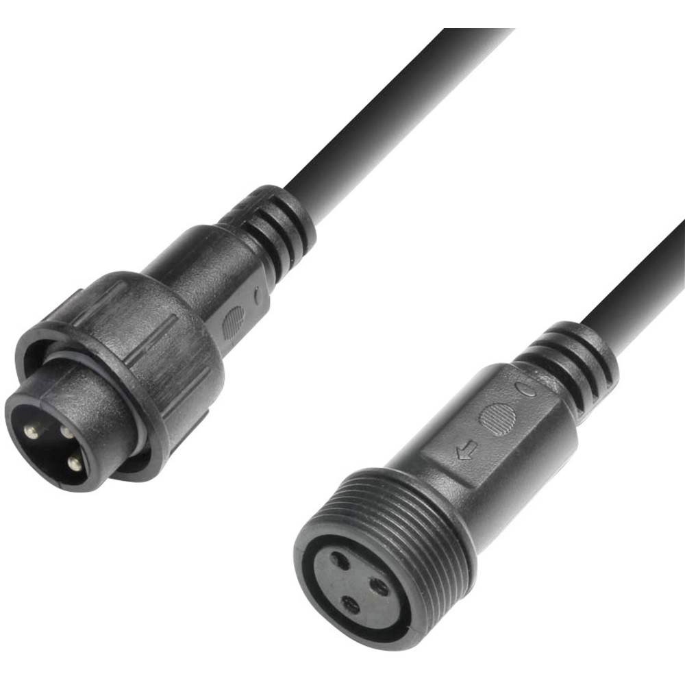 Cameo P EX 003 Power Extension Cable IP65 [1x XLR Male to 1x XLR Socket] 3.00 m Black