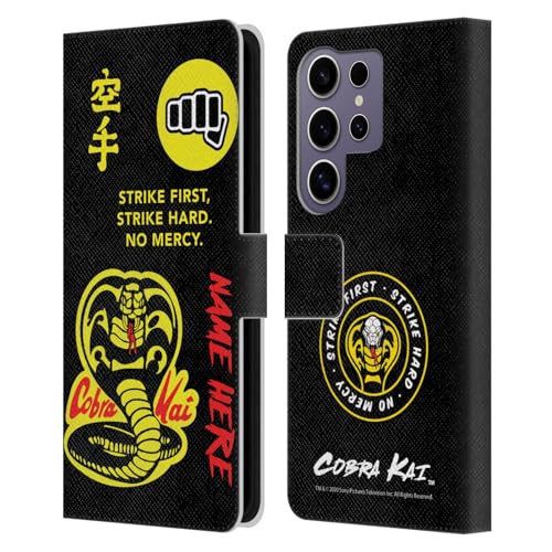 Coque Samsung Galaxy S25 Ultra Cobra Kai personnalisable étui portefeuille en cuir