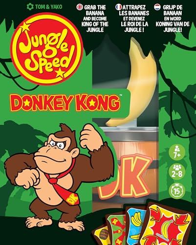Asmodee | Jungle Speed Donkey Kong | Board Game |