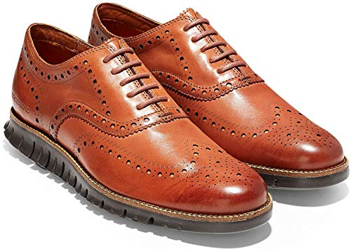 Cole Haan Men's Zerogrand Wing OX Oxford, british tan leather/java, 10 M US2