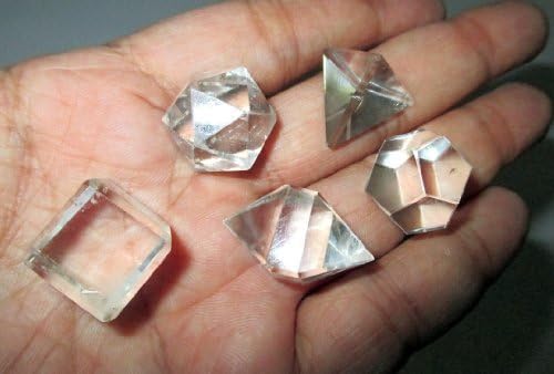 Miniatura 2 de Set de geometría de cuarzo con cristales azabache y terapia internacional de cristal con 5 piedras