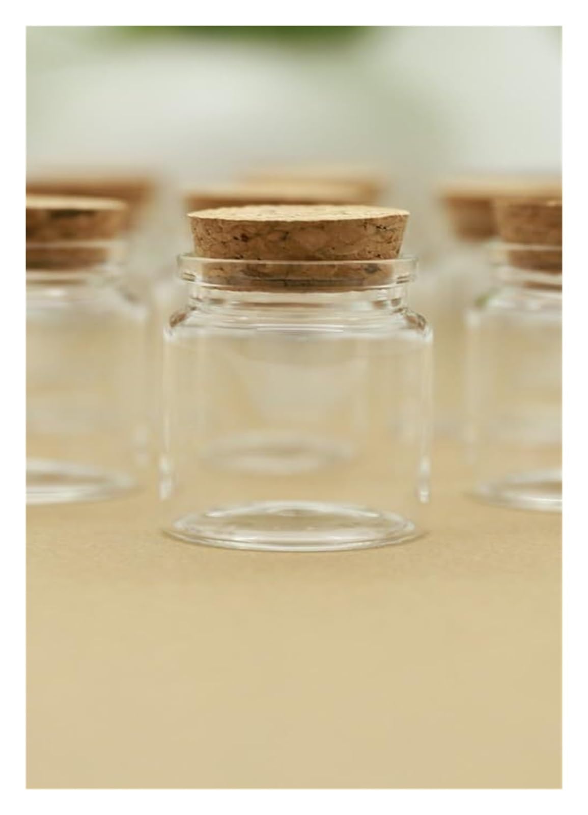 Tubos de ensayo de Vidrio Transparente, Frascos de Vidrio grageas 30 ml, 26 x 37 50 mm, envase vacío, Tubo ensayo, Paquete cantidades múltiples(24 Pieces)