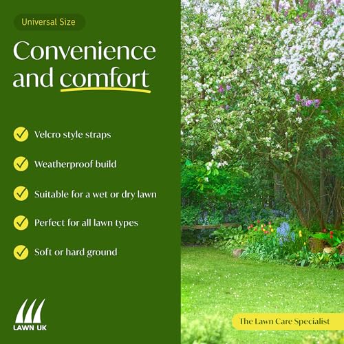 Lawn UK Lawn Aerating Shoes – For Aerating Compacted Soil – Strong Steel Spikes – Adjustable Straps – Improves Lawn Health & Drainage 4 Lawn UK Lawn Aerating Shoes – For Aerating Compacted Soil – Strong Steel Spikes – Adjustable Straps – Improves Lawn Health & Drainage - Image 4