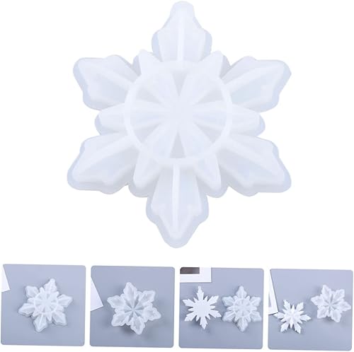 Miniatura 9 de Encantos de joyería de silicona de copo de nieve cómodos y fáciles de limpiar para