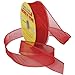 Morex Ribbon Wired 1-Inch Chiffon Ribbon with 25-Yard Spool, Red