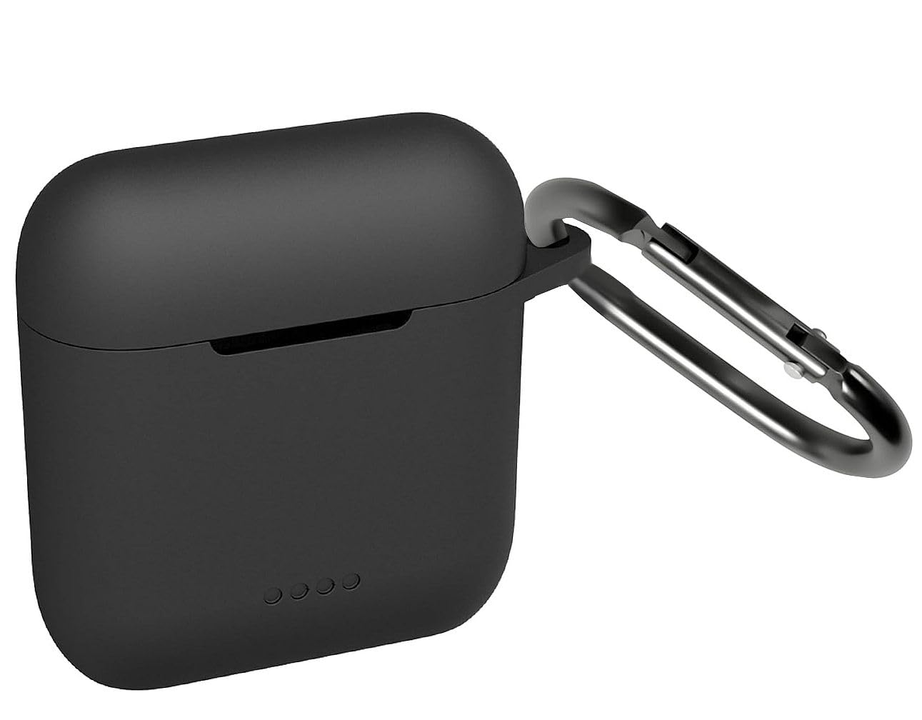 Silicone Case for TOZO T6, Soft and Flexible, Scratch/Shock Resistant Silicone Cover for TOZO T6 Headphones (Black)