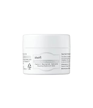 DearKlairs Freshly Juiced Vitamin E Mask, Moisturizer, Sleeping Mask, Boost the Effect of Vitamin C, Niacinamide, Adenosine, Korean Face Cream, Clear Skin, Antioxidant Serum 0.5 Oz