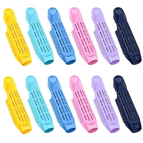 12PCS Volumizing Hair Root Clip, Natural Fluffy Hair Clips Volume Hair Curler Clip Naturally Fluffy Clamp Rollers Hair Styling Tools for Women Girls
