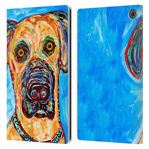 Housse de protection Amazon Fire Max 11 motif artistique chiens danois