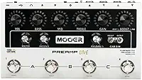 Mooer Pedal Preamp Live M999, para Guitarra, USB, Saída XLR Balanceada MIDI In e Out, Impulse Response, 12 Canais, Tone Capture, Impulse Response, Interface de Áudio