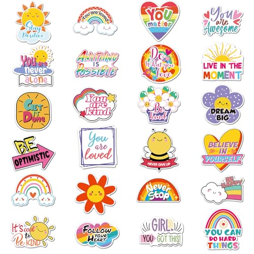 Sinmoe 24 Inspirational Fridge Magnets for Girls