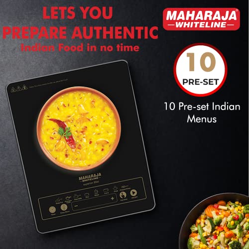 Image of Maharaja Whiteline Superion 20 ST Induction Stove, 2000W - IC -115 (Black)