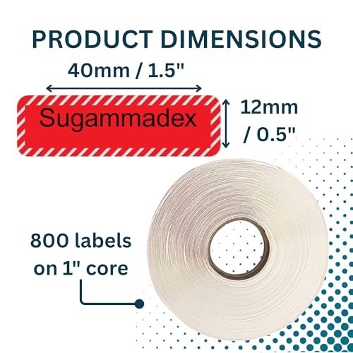 Etiquetas para jeringas anestésicas de Sugammadex sin látex para un marcaje seguro y permanente 6