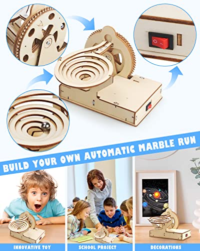 image for Poraxy 4 in 1 STEM Kits, STEM Projects for Kids Ages 8-12, Assembly 3D