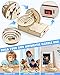 Poraxy 4 in 1 STEM Kits, STEM Projects for Kids Ages 8-12, Assembly 3D Wooden Puzzles, Building Toys, Educational Science Craft Model Kit, Gift for Boys and Girls 8 9 10 11 12 Years Old, Marble Run