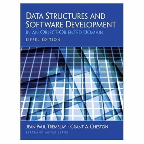 Data Structures And Software Development : In An Object-Oriented Domain ...