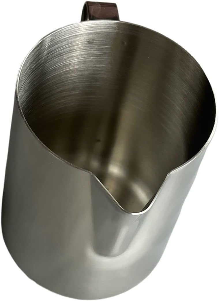 Rattleware 32 oz Stainless Steel Pitcher - Perfect Latte Art Creation, Drip-Resistant Spout, Ergonomic Handle - Ideal for Home, Cafe, Restaurant