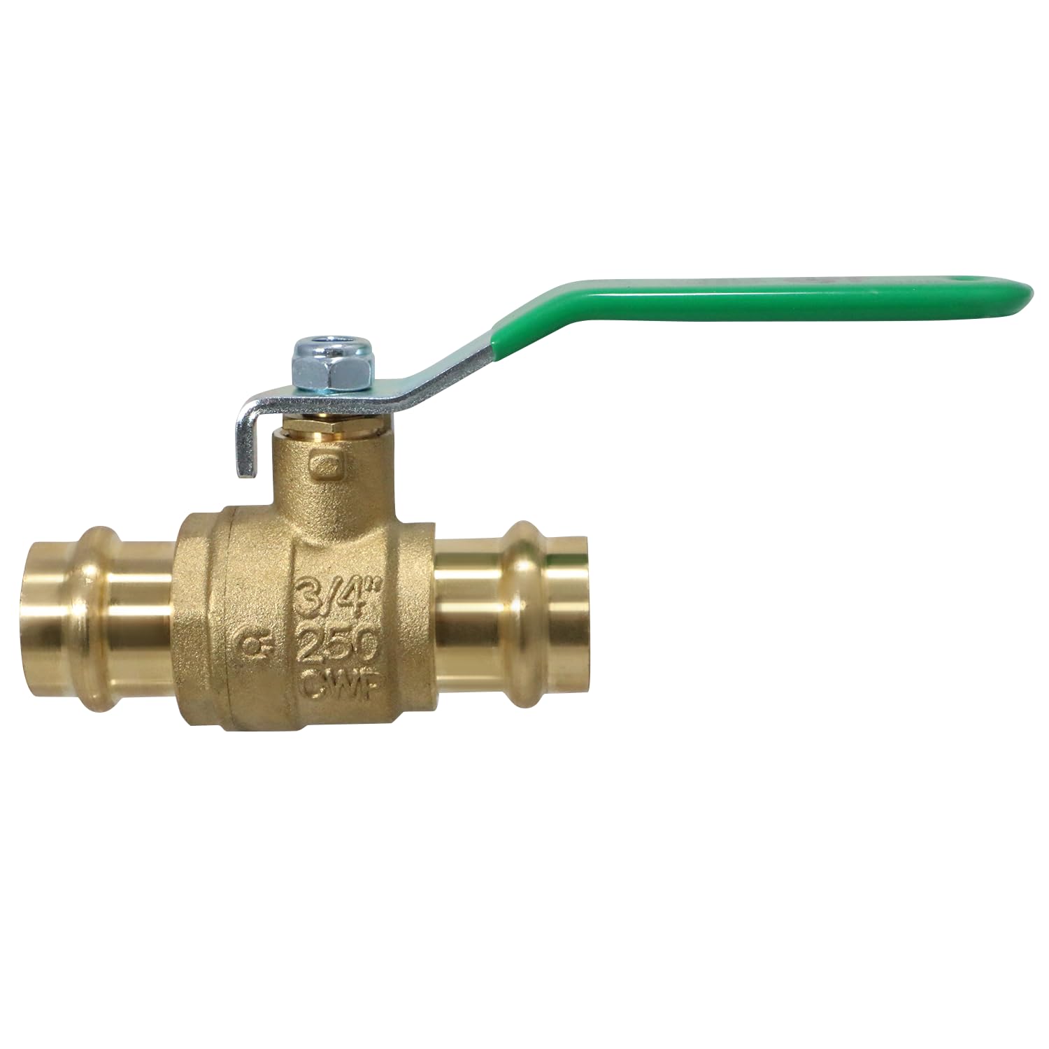 2 Pc XFITTING 3/4 Inch x 3/4 Inch Press Ball Valve, 202-3-1=2XX