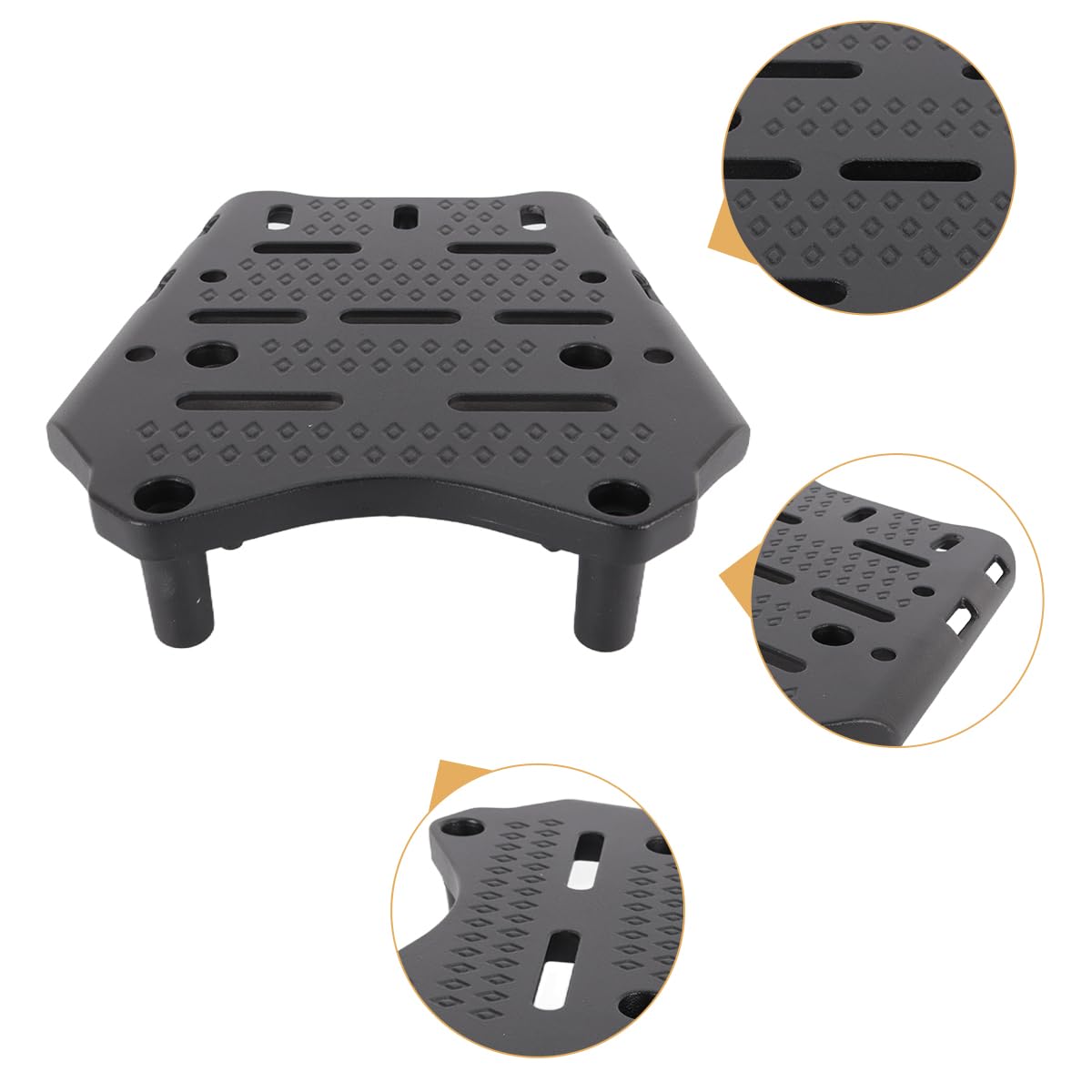 Portaequipajes trasero de aleación de aluminio para motocicleta PCX 125, 150 2014-2019, color negro
