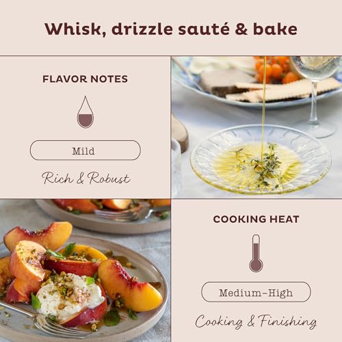 Image of La Tourangelle, California Extra Virgin Olive Oil, Cold-Pressed High Antioxidant Olives, 16.9 fl oz - Single Origin with Polyphenols for Cooking, Drizzling, Marinades, and Dipping