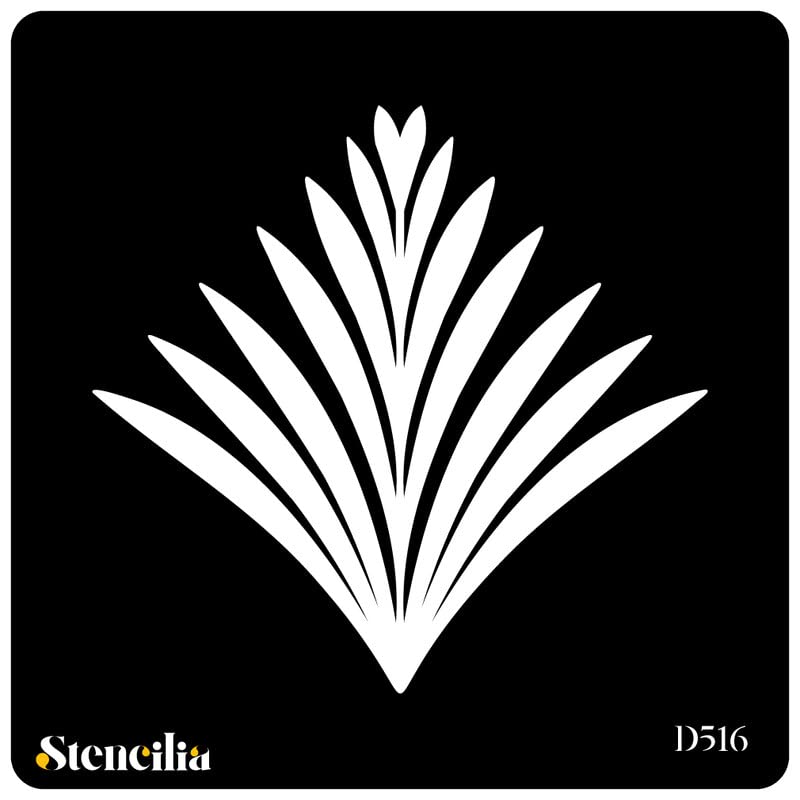 Stencilia Grass Pattern Craft Stencil for Painting Art Big Size 12x12 inch Reusable Stencil for Painting, Fabric, Glass, Wall Painting, and Craft Painting