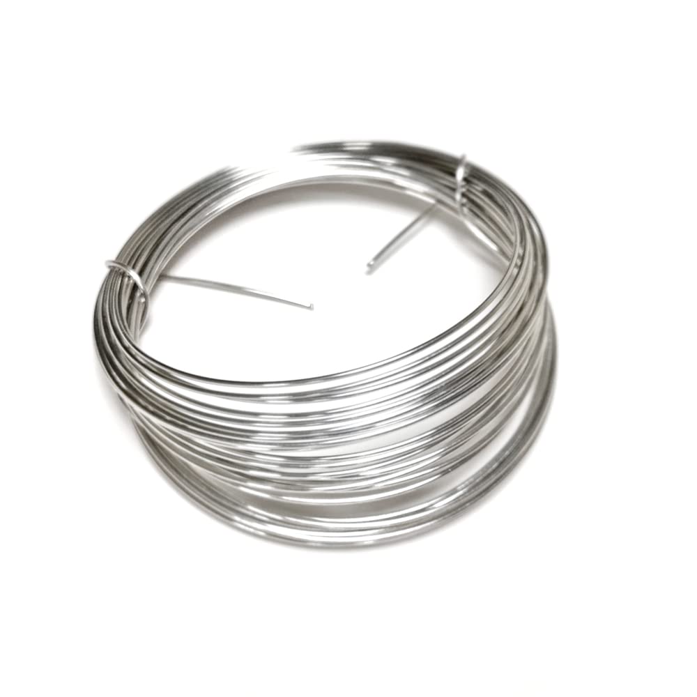 Stainless Steel Craft Wire Silver Unplated 10M Coil 0.6mm Thick
