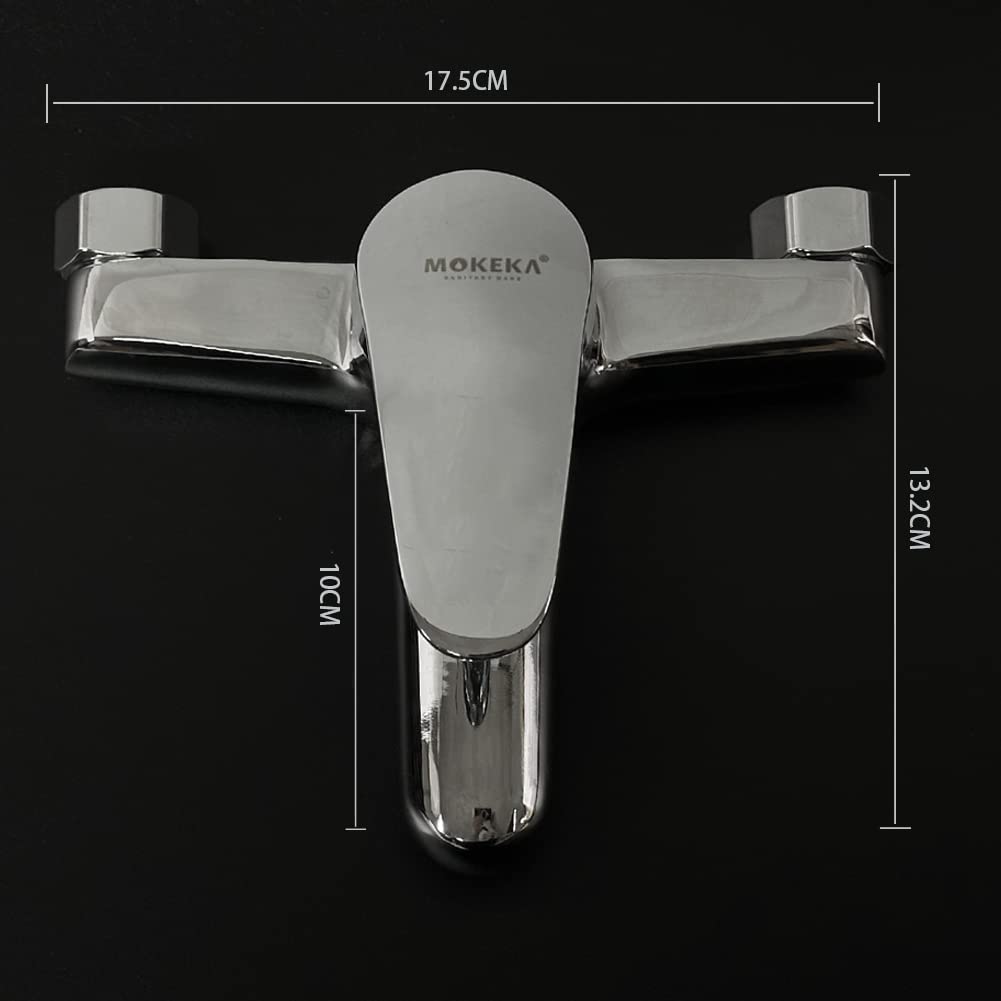 Rubinetto vasca da bagno miscelatore vasca da bagno MOKEKA rubinetto doccia da muro (Single)
