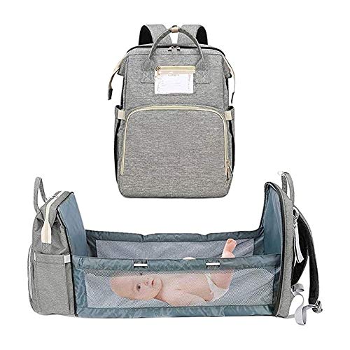3-1 Babywindel Wickeltasche Rucksack Tragbare Wickeltasche Baby Proof Träger Krippe Cabrio Krippe Multifunktions-Aufbewahrungstasche Mit