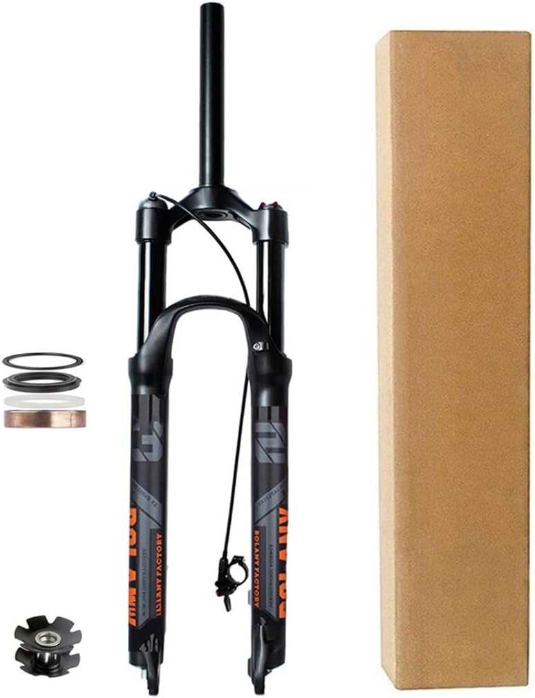 マウンテンバイクフォーク 26インチ 27.5インチ 29インチ マグネシウム合金 1/1-8インチ ストレートチューブ ディスクブ