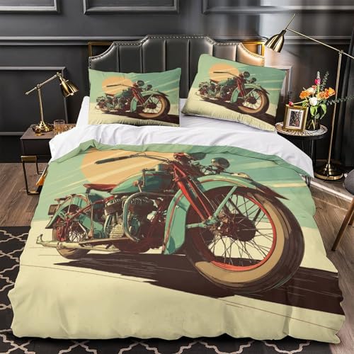 Housse de couette 220x240 résistante fermeture éclair motif roses 3D - 2