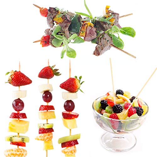100pcs da 15cm spiedini di 100pcs da 25cm bbq