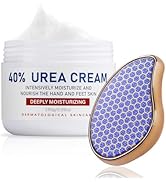 OUKEYA Urea Cream 40 Percent for Foot & Hand Cream with Foot Files for Dry Cracked,Urea Lotion fo...