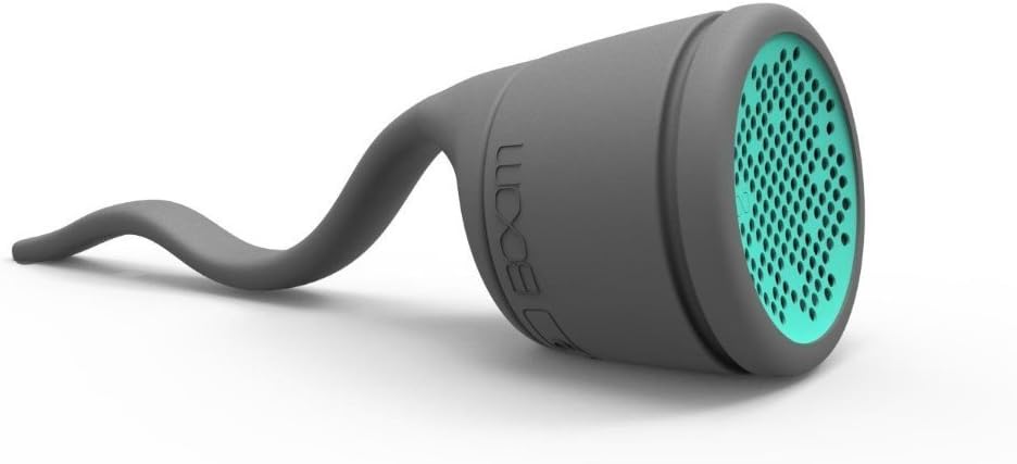 BOOM Swimmer Waterproof Wireless Bluetooth Speaker - Grey/Mint