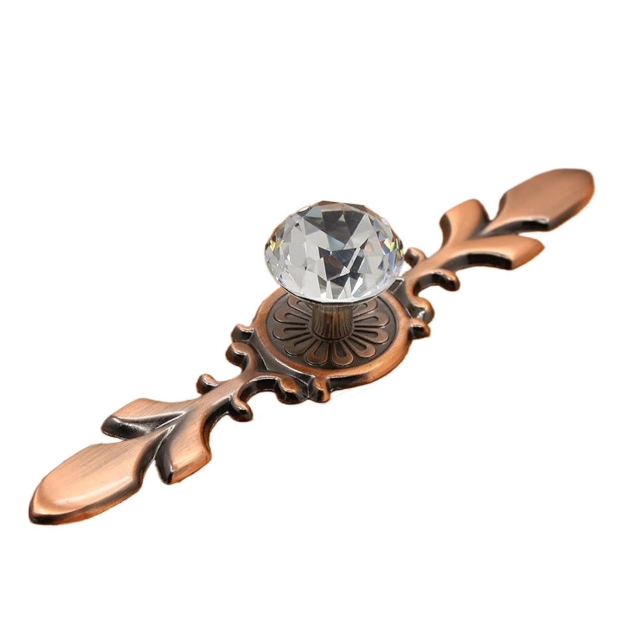 Bszcxbvmp Red Bronze Crystal Drawers Knobsb, Crystal Drawer Cabinet Knobs Multicolor Multiple Sizes Single Hole(,L)