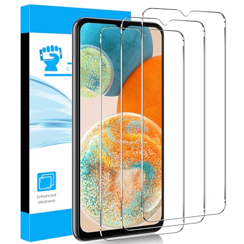 LYWHL 3 Pack for Samsung Galaxy A23 5G Screen Protector Tempered Glass HD Clear 9H Hardness Protector Film for Galaxy A23 6.6 Anti Scratch Bubble Free Easy Install Case Friendly - Transparent