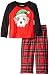 Komar Kids Little Boys' Plaid Santa BMJ 2 Piece Set