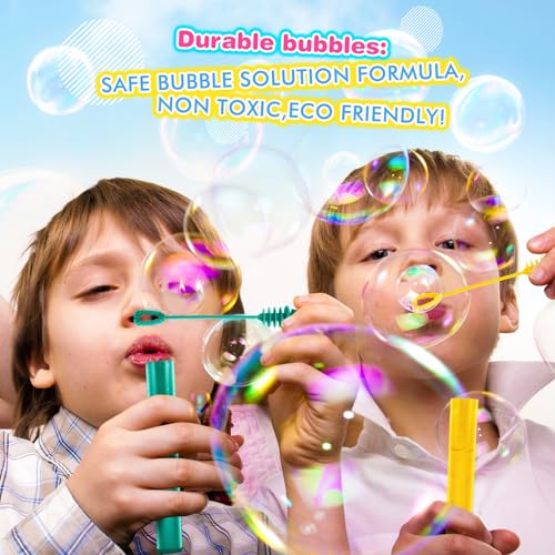 Aurotops AU-360 BUBBLE WANDS Pcs Mini Bubble Wands,Bubble Party Favors Assortment Toys thumb #4