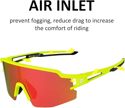 Miniatura 4 de ROCKBROS Gafas de sol polarizadas para hombres y mujeres protección UV gafas de sol deportivas